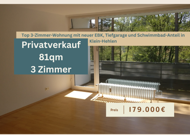 Wohnung zum Kauf provisionsfrei 179.000 € 3 Zimmer 81 m² Geschoss 2/3 Klein Hehlen Celle 29223