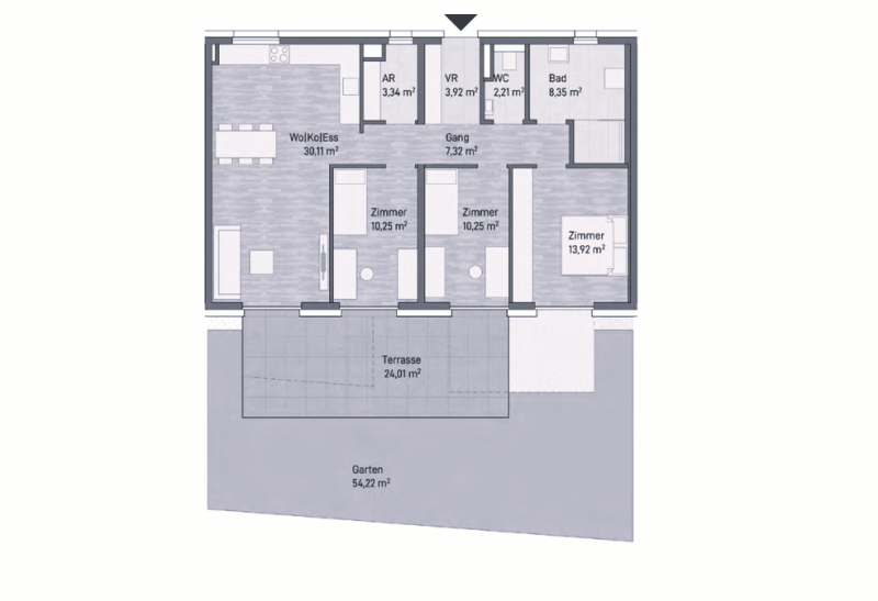 Wohnung zum Kauf provisionsfrei 488.237 € 4 Zimmer 89,7 m²<br/>Wohnfläche Sankt Leonhard Graz Jakomini 8010