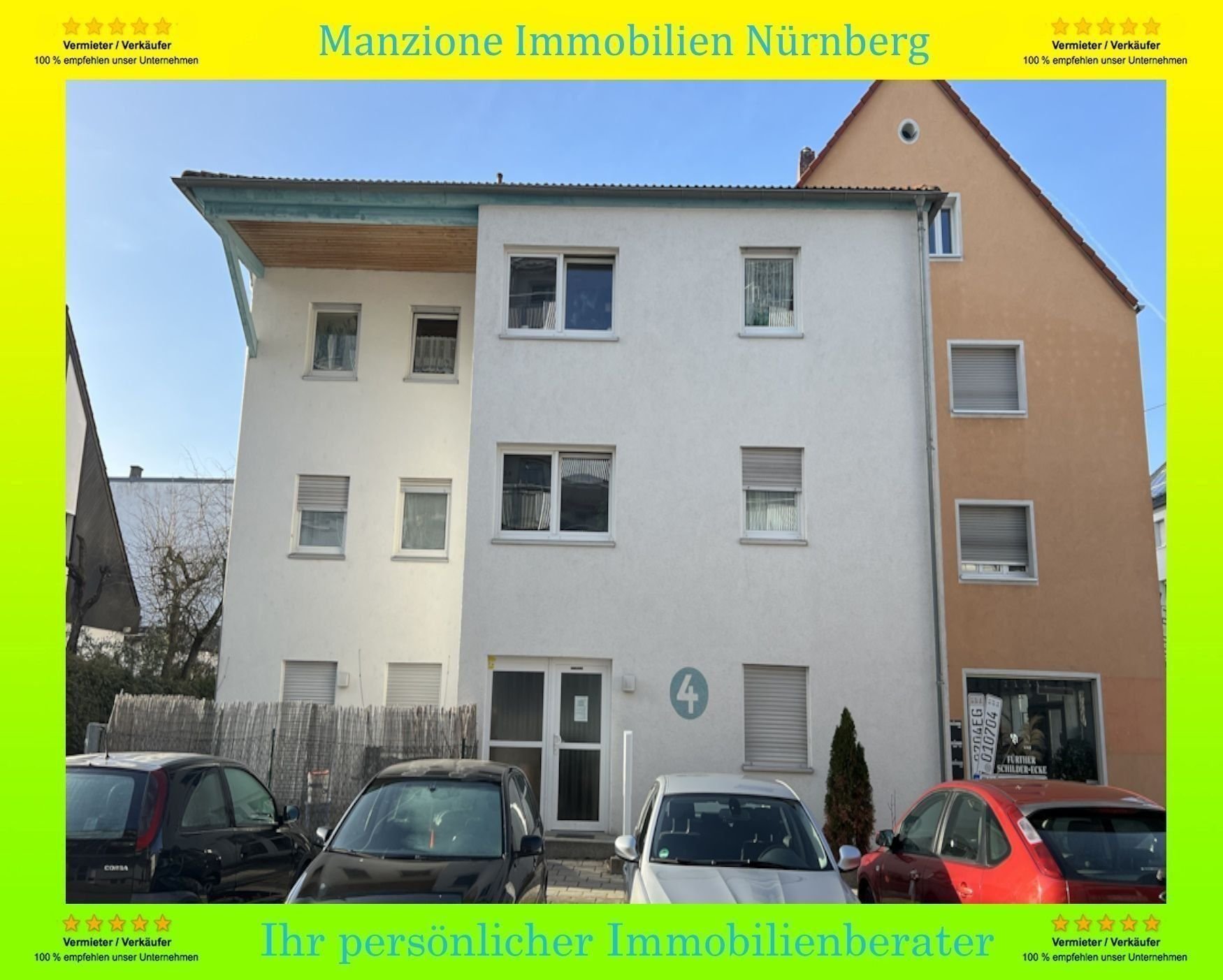 Mehrfamilienhaus zum Kauf 929.000 € 9 Zimmer Südstadt 50 Fürth 90763