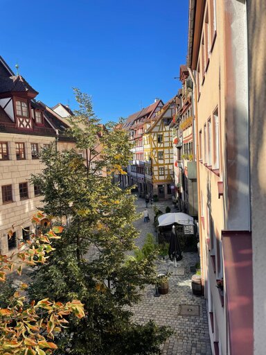 Wohnung zur Miete 1.050 € 3 Zimmer 74 m² 2. Geschoss Weißgerbergasse Altstadt / St. Sebald Nürnberg 90403