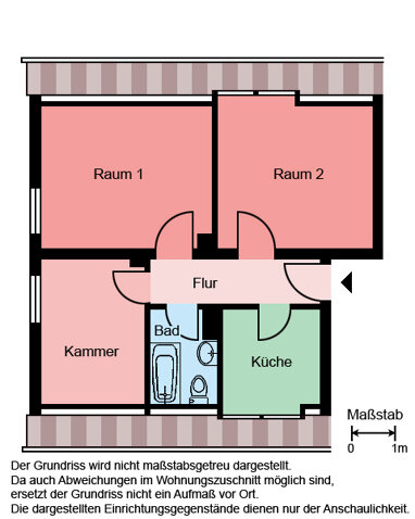 Wohnung zur Miete 309 € 2 Zimmer 43,7 m² 2. Geschoss Danziger Weg 6 Herscheid Herscheid 58849