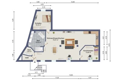 Wohnung zum Kauf 359.500 € 3 Zimmer 120,9 m² Luxemburger Str. 465A Klettenberg Köln 50939