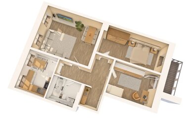 Wohnung zur Miete 330 € 3 Zimmer 65 m² Erdgeschoss Markusstraße 16 Sonnenberg 211 Chemnitz 09130