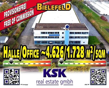 Logistikzentrum zur Miete Provisionsfrei 6.354 m² Lagerfläche Stadtwerke Bielefeld 33609