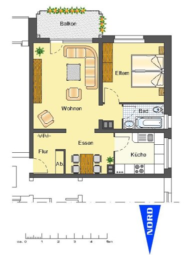 Wohnung zur Miete 409 € 2 Zimmer 59 m² 3. Geschoss Zu den Gärten 50 Moosfelde Arnsberg 59755