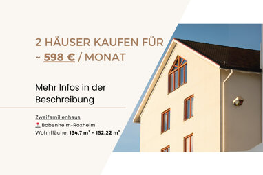 Mehrfamilienhaus zum Kauf 449.000 € 8,5 Zimmer 286,9 m² 450 m² Grundstück Roxheim Bobenheim-Roxheim 67240