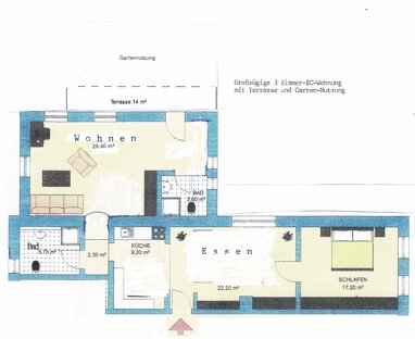 Wohnung zur Miete 945 € 3 Zimmer 95 m² Erdgeschoss Unterwaldhausen Unterwaldhausen 88379