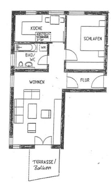 Wohnung zum Kauf 110.000 € 2 Zimmer 62,3 m² 1. Geschoss Vielau Reinsdorf 08141