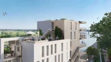 Penthouse zum Kauf - Neubau provisionsfrei 1.261.000 € 4 Zimmer 191,1 m² 5. Geschoss Am Zollhof 6 Uerdingen Krefeld 47829
