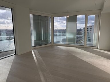 Wohnung zur Miete 3.500 € 3 Zimmer 99,4 m² 13. Geschoss HafenCity Hamburg 20457