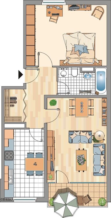 Wohnung zur Miete nur mit Wohnberechtigungsschein 412 € 2 Zimmer 66 m² 3. Geschoss frei ab 28.03.2025 Briandstraße 27 Medinghoven Bonn 53123