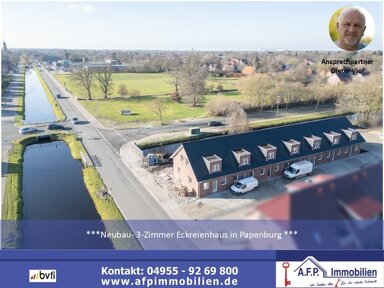 Reihenendhaus zum Kauf 339.000 € 3 Zimmer 83 m² 215 m² Grundstück frei ab sofort Papenburg - Obenende Papenburg 26871