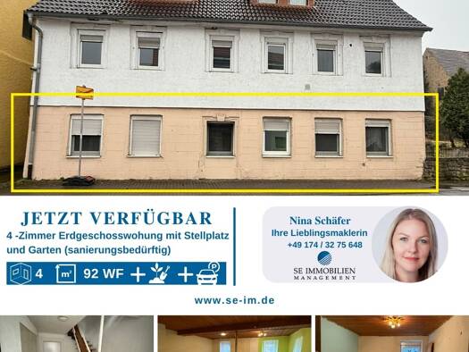 Wohnung zum Kauf 99.000 € 4 Zimmer 92,3 m² Flehingen Oberderdingen-Flehingen 75038