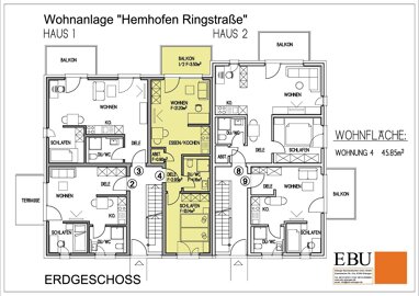 Wohnung zum Kauf Provisionsfrei 307.500 € 2 Zimmer Ringstraße 6a Hemhofen Hemhofen 91334