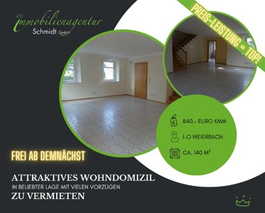 Einfamilienhaus zur Miete 840 € 5 Zimmer 140 m² 50 m² Grundstück Weierbach Idar-Oberstein 55743