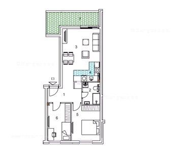 Wohnung zum Kauf 177.000 € 3 Zimmer 63 m² 1. Geschoss Novi Zagreb - Zapad 10000