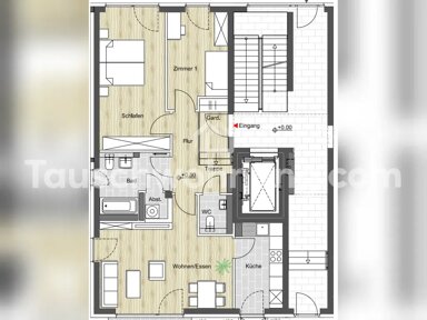 Wohnung zur Miete Tauschwohnung 1.390 € 3 Zimmer 88 m² EG Gallus Frankfurt am Main 60326