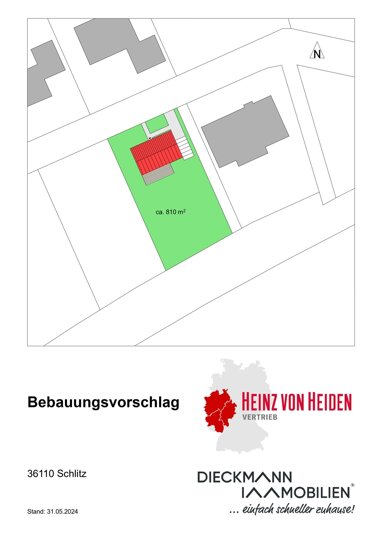 Einfamilienhaus zum Kauf Provisionsfrei 346.799 € 5 Zimmer 153,1 m² 810 m² Grundstück Schlitz Schlitz 36110